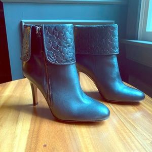 COACH MACKENNA BOOTIES BLACK LIKE NEW SIZE 8